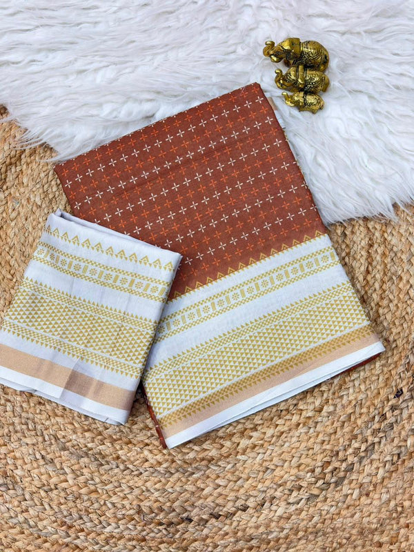 Mul Cotton Printed Saree for Women | Lightweight & Elegant Cotton Saree