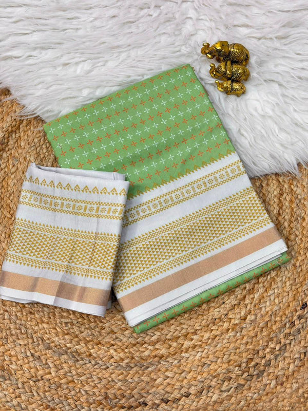 Mul Cotton Printed Saree for Women | Lightweight & Elegant Cotton Saree