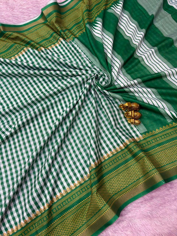 Mul Cotton Printed Saree for Women | Lightweight & Elegant Cotton Saree