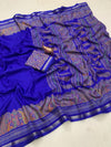 Tussar Silk Paisley Border Printed Saree for Women | Elegant Printed Silk Saree
