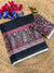 Black Mul Cotton Printed Saree for Women | Floral & Paisley Print Saree