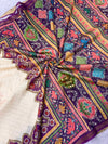Multicolor Floral Printed Mul Cotton Saree | Elegant Traditional Print Saree for Women