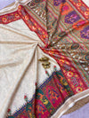 Multicolor Floral Printed Mul Cotton Saree with Designer Pallu | Traditional Printed Saree for Women
