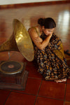 Black & Brown Printed Saree for Women | Elegant Ethnic Wear Saree