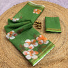 Floral Printed Linen Saree for Women | Elegant Lightweight Designer Saree