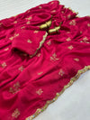 Rangoli Silk Saree for Women | All Over Embroidery Work with Sequin Border