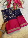 Marshmellow Saree for Women with Designer Zari Border | Elegant Soft Finish Festive & Party Wear Saree