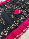 Marshmellow Saree for Women with Designer Zari Border | Elegant Soft Finish Festive & Party Wear Saree