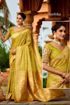 Banarasi Patola Saree for Women with Designer Peacock Handwork Blouse | Traditional Festive & Wedding Wear Saree
