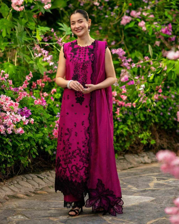 Rani Noir Embroidered Suit
