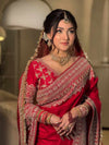 Rajkumari Crimson Saree