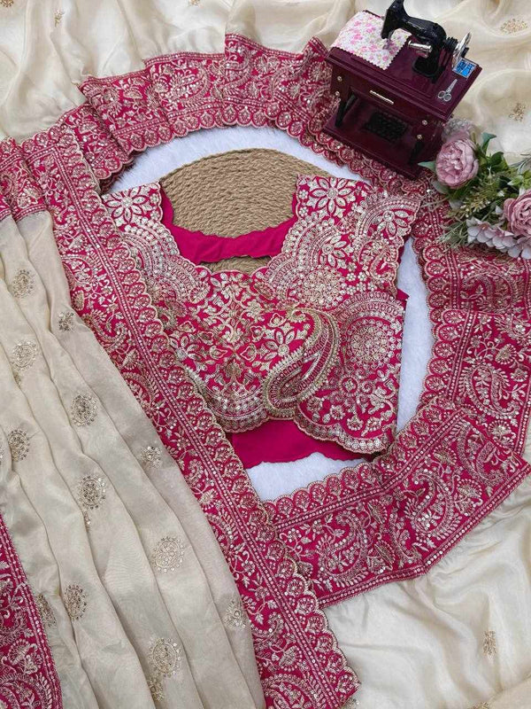 Meher Ivory Saree