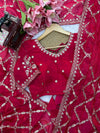 Zarina Crimson Saree
