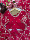 Zarina Crimson Saree
