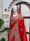Rajkumari Crimson Saree