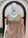 Celestial Champagne Saree